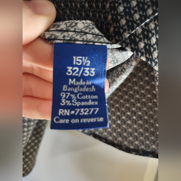 NWT Apt. 9 Premier Flex Slim Fit Button up - Picture 6 of 7